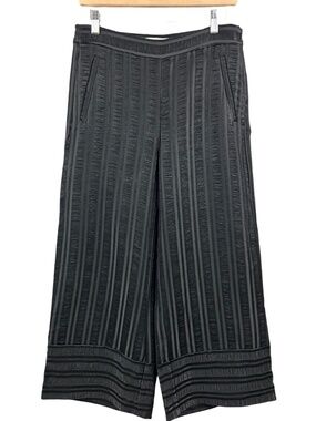 InWear Wide Leg Textured Crop Pants Size 8